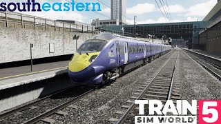 Train Sim World 5 PS4  Southeastern High Speed  BR Class 395  Scenario Navetta merci [upl. by Aisatsanna783]