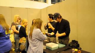 Meeting Norman Reedus at London Film And ComicCon 2013 [upl. by Newbill779]