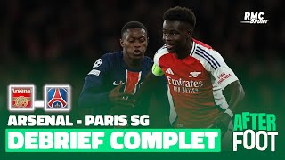 Arsenal 20 PSG  Le débrief de lAfter Foot de la défaite parisienne [upl. by Jilli]