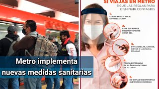 Las 5 nuevas reglas para viajar en Metro ante el Covid19 [upl. by Haiel]