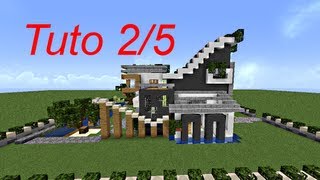 Minecraft  le guide du constructeur  2  maison moderne [upl. by Vonni565]