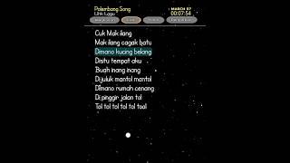 Apt song Palembang Tol tol tol tol tol tool apt songs palembang [upl. by Eidde]