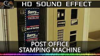 Post Office Stamping Machine Sound 🔉📬  HQ [upl. by Brynna]