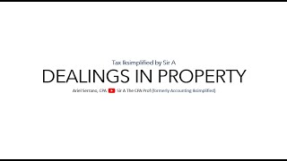 Dealings in Property [upl. by Adi]