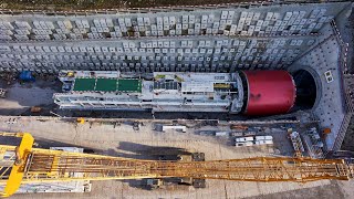 Eppenberg SBB Railway Tunnel  From installation to the breakthrough [upl. by Jamey]