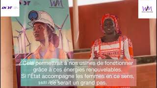 Ecoutez la voix des femmes déplacées climatique pour une transition énergétique juste au Sénégal [upl. by Stryker927]