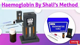 Haemoglobin estimation hemoglobin estimation by sahlis method hemoglobin lab hgb [upl. by Ydnys]