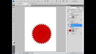 Photoshop Tutorial Make Embossed Seal [upl. by Yrahk506]