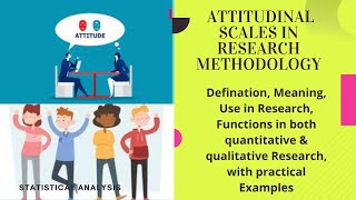 Attitudinal Scale in Research Methodology  Attitude Measurement Scale  With Example in Urdu [upl. by Alaehs]