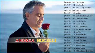 Andrea Bocelli Greatest Hits 2018 Best Andrea Bocelli Songs of All Time [upl. by Nnyl]