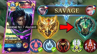 NEW SEASON ALUCARD BEST BUILD amp EMBLEM 2024🔥 SAVAGE BEST ONE SHOT LIFESTEAL BUILD immortal build [upl. by Sachsse]