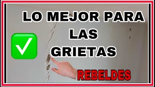 TRUCO ✅DILE ADIÓS A LAS GRIETAS PARA SIEMPRE  EL SECRETO CÓMO ARREGLAR GRIETAS DE PAREDES￼ Y TECHOS [upl. by Atilam]