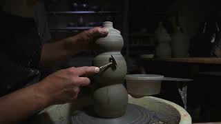 POTTERY ASMR Torneado y prolijado pottery handmade artist alfarero [upl. by Lorrimer859]