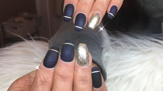 How to Striping Tape on Nails [upl. by Susette]