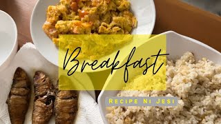 ANG PINOY ALMUSAL  Recipe Ni Jesi [upl. by Trik]