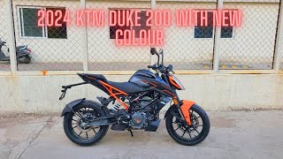 2024 KTM Duke 200 New Colour Launch  EX  Showroom price 196863 [upl. by Enautna]