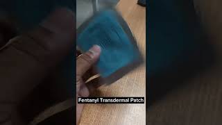 Fentanyl transdermal patch painkillerdoctor medical treatmentaiimsdelhi nursingmbbsshorts [upl. by Aicyle193]