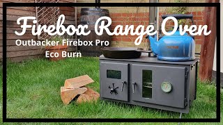 Outbacker® Firebox Pro Eco Burn Range Oven Stove  Unboxing [upl. by Cottle687]