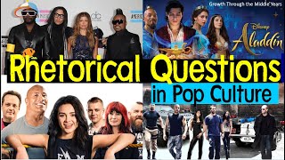 Rhetorical questions in pop culture [upl. by Onabru]