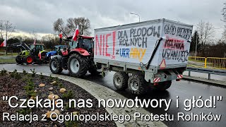 Rolnicy blokują drogi w całym kraju Wieszczą nowotwory i głód jeśli władza nie spełni ich żądań [upl. by Shaw970]