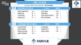 Chelsfield CC 1st XI v Sevenoaks Vine CC 3rd XI [upl. by Zehe]