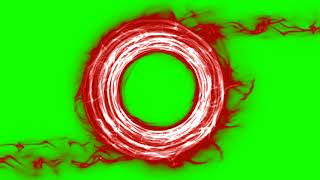 FREE HD Green Screen  GLOW CIRCLE REVEAL RED [upl. by Godber]