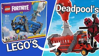 I built Fortnite Battle Buses in LEGO [upl. by Price]