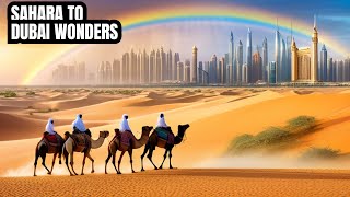 Sahara Desert amp Dubai Desert and THE FAMOUS WATERFALLS IN THE WORLD [upl. by Andreana]