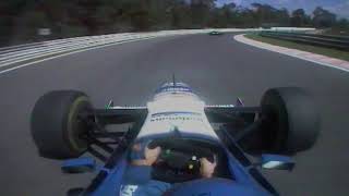 Jacques Villeneuve over take Michael Schumacher on track  Portuguese GP  1996 [upl. by Kanter]