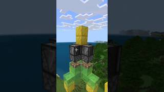 Building a Minecraft Space Rocket and launching itminecraft shorts howtomake [upl. by Nylsoj]