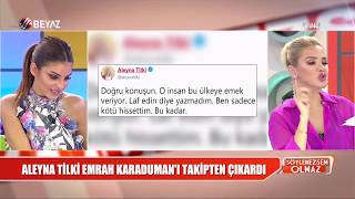 Aleyna Tilki ve Emrah Karaduman ayrıldı Aleyna Tilki gözyaşlarına boğuldu [upl. by Loise20]