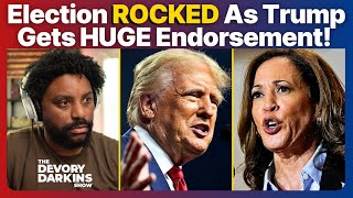 Election ROCKED as DONALD TRUMP gets HUGE endorsement [upl. by Anerb146]