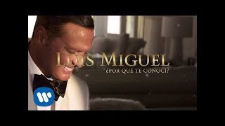 Luis Miguel  ¿Por Qué Te Conocí Lyric Video [upl. by Nnaarual]