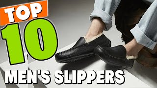 Best Mens Slipper In 2024  Top 10 New Mens Slippers Review [upl. by Derf]