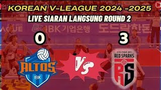 🔴 RELIVE 🔶 RED SPARK Vs IBK ALTOS 🔶 ROUND KE2 VLEAGUE 20242025 [upl. by Terbecki]