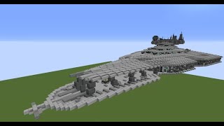 Resurgent  class Star Destroyer in Minecraft Showcase  Minecraft 1122 [upl. by Raila]