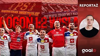 WISŁA KRAKÓW WYGRAŁA FINAŁ PUCHARU POLSKI  MECZ OD KULIS  Goal Reportaż  Pogoń  Wisła [upl. by Aihsercal115]