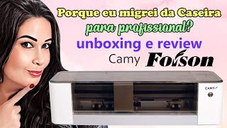 Unboxing e review da Foison Camy  Plotter profissional ideal para trabalhar 244 [upl. by Newfeld]