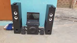 Logitech Z623 vs FampD T60X Outdoor Loudness Test  Cant Imagine the Bass [upl. by Bathsheeb]