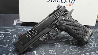 OEM by SAVIA EMG Staccato XC Airsoft 廣東話開箱 [upl. by Derina]