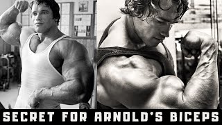 Shocking Revelation How Arnold Schwarzenegger Built His Iconic Biceps [upl. by Egiaf]