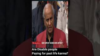 Are Disable People Paying for Past Life Karma shorts hinduacademy [upl. by Eisso]