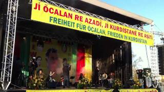 Newroz 2011 Düsseldorf  Aynur Dogan  Dera Sor Meine Aufnahme [upl. by Armmat185]