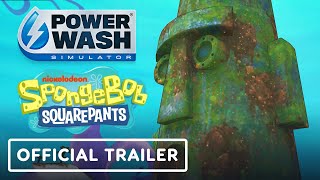 PowerWash Simulator x SpongeBob SquarePants  Official Special Pack Launch Trailer [upl. by Enyluqcaj]