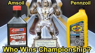 Amsoil or Pennzoil which wins Championship Lets find out [upl. by Dnalsor]