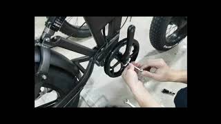 how to replace the crankset [upl. by Queri]