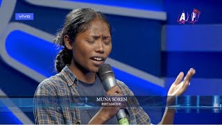 Muna Soren  Performing at Nepal Idol season 5  Mayalu ko Maya Mitho  Acoustic Music Gallery [upl. by Verdha]