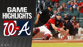 Nationals vs Braves Game Highlights 82324  MLB Highlights [upl. by Thebazile8]