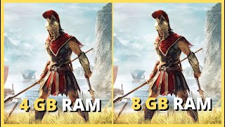 🔥4GB RAM vs 8GB RAM Test in 5 Games  Performance Comparison 1 [upl. by Inasah]