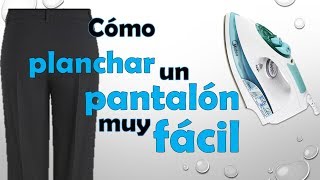 Cómo planchar un pantalón con raya  muy fácil [upl. by Eihpos]